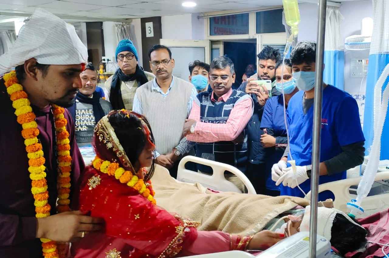 Son married in ICU