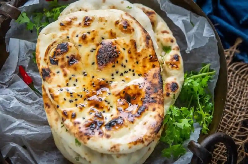 Soya Methi and Garlic Naan