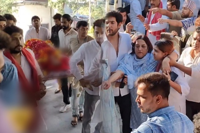 Tunisha Sharma Funeral