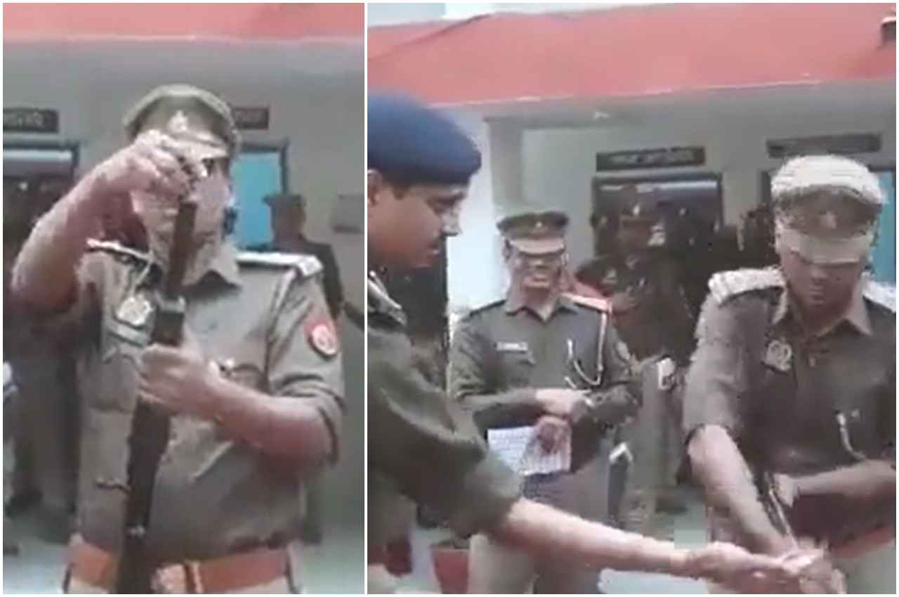 अजग-गजबः DIG ने कराई फायरिंग ड्रिल तो SI ने बंदूक की नली में डाल दी गोली, पुलिसवालों की छूटी हंसी, देखें Video