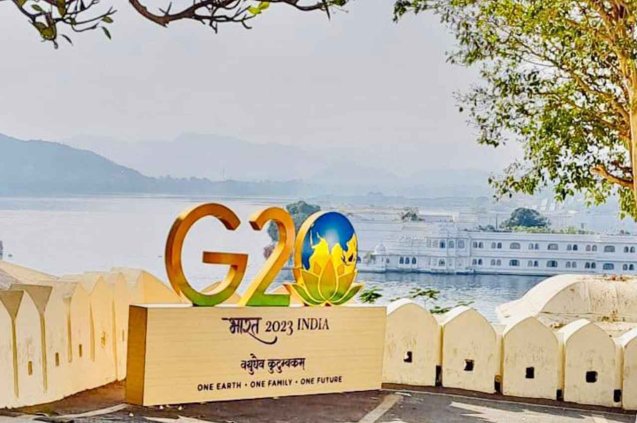 उदयपुर में पहली बार G-20 शिखर सम्मेलन की शेरपा बैठक, सजाया गया ताज सभागार, देखें Video