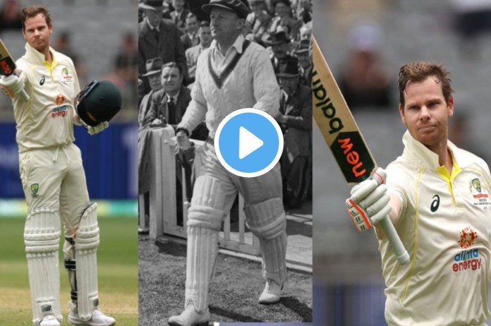AUS vs WI Steve Smith equaled Sir Don Bradman record by scoring his 29th century