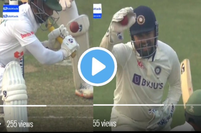 IND vs BAN live Ashwin dismissed Mominul Haque on the carrom ball