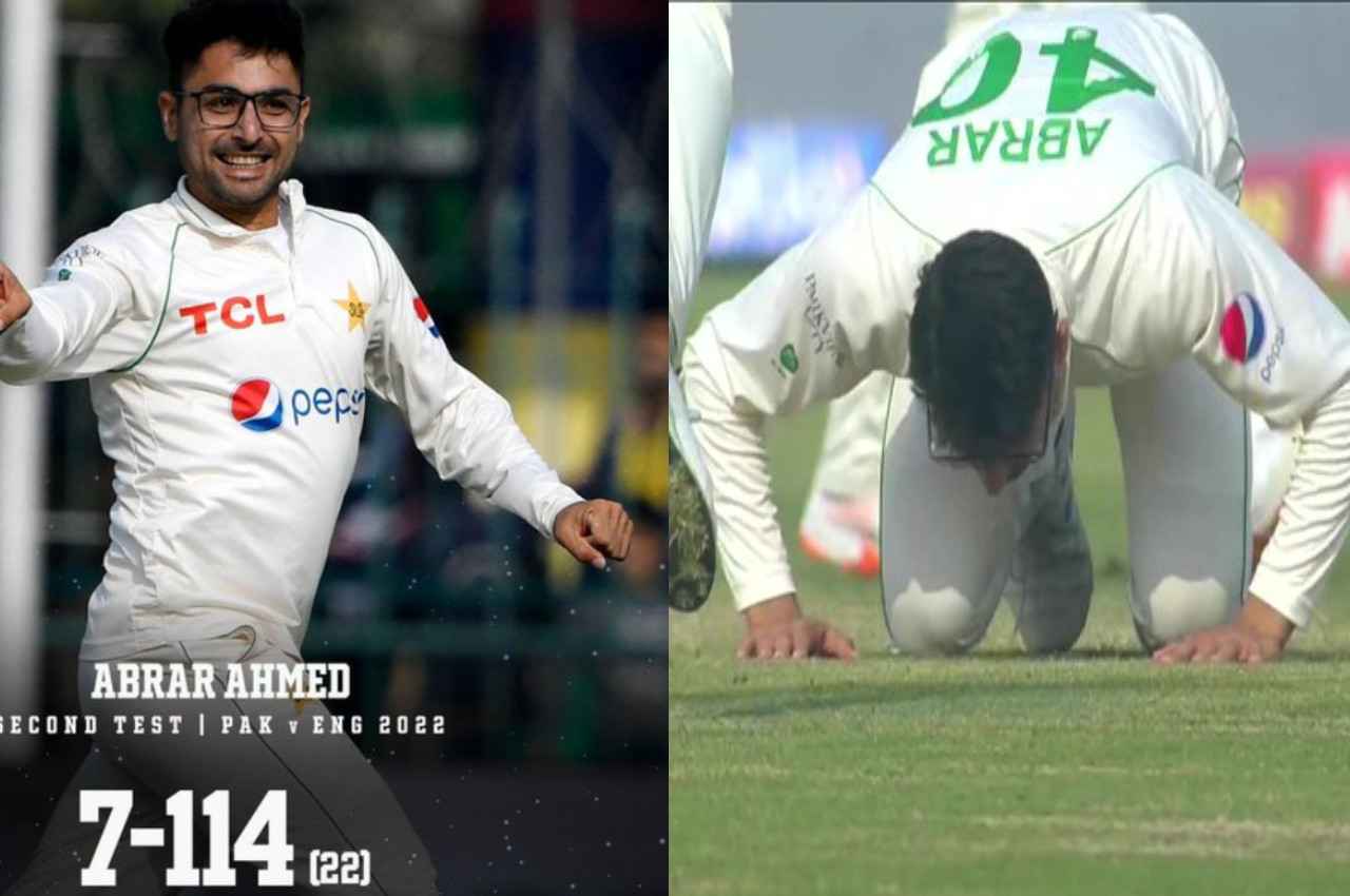 PAK vs ENG: Abrar Ahmed ने डेब्यू मैच में बरपाया कहर...7 विकेट लेकर अपने नाम किया ये खास रिकॉर्ड