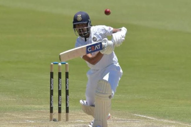 Ajinkya Rahane scored a century against Hyderabad