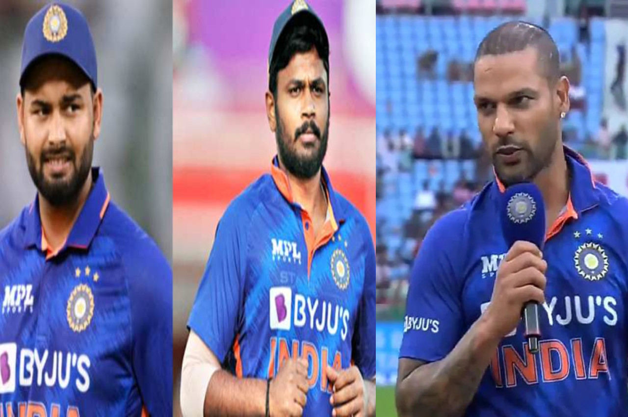 Shikhar Dhawan reacts on playing Sanju Samson and Rishabh Pant