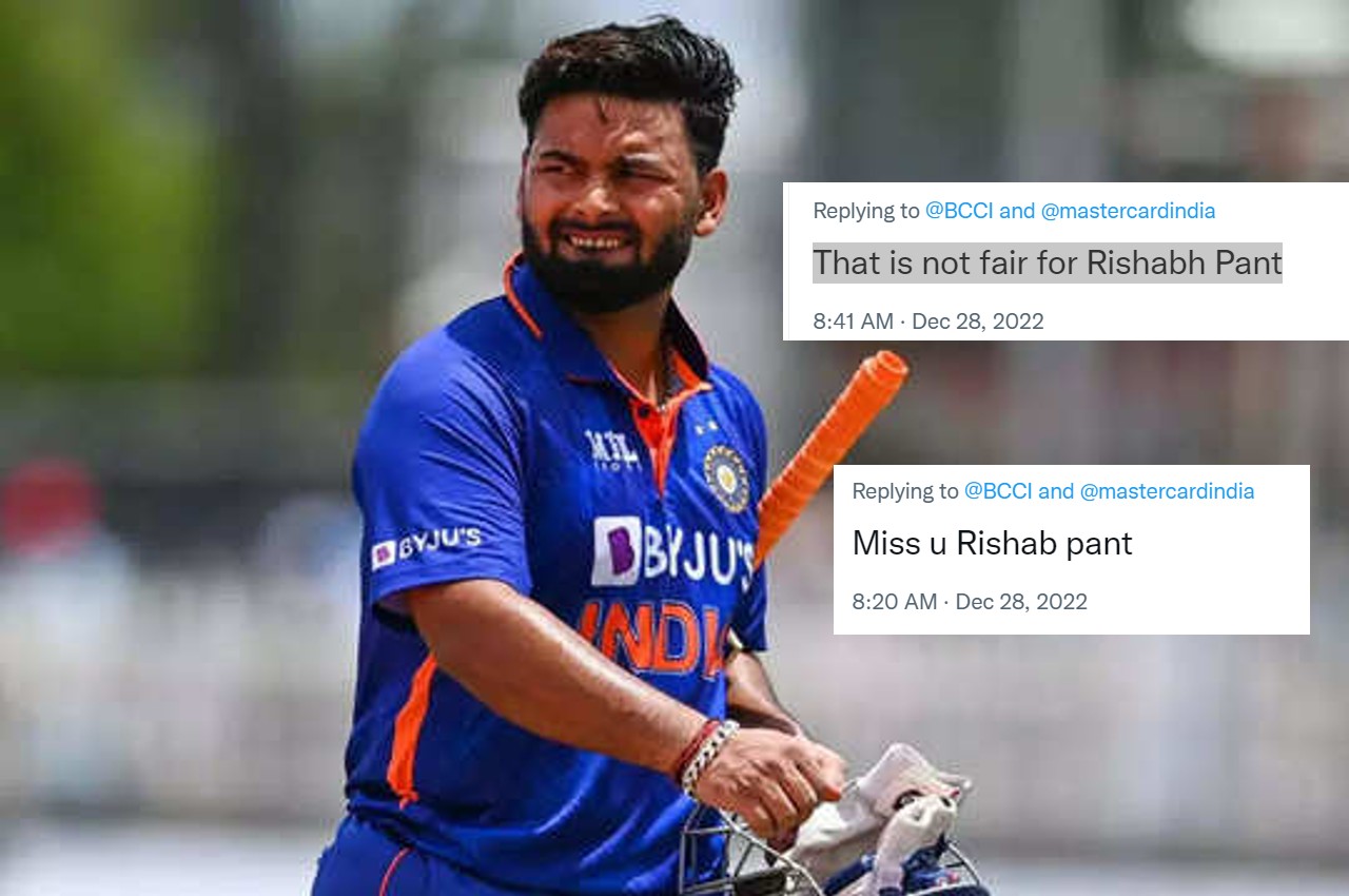 Rishabh Pant Drop