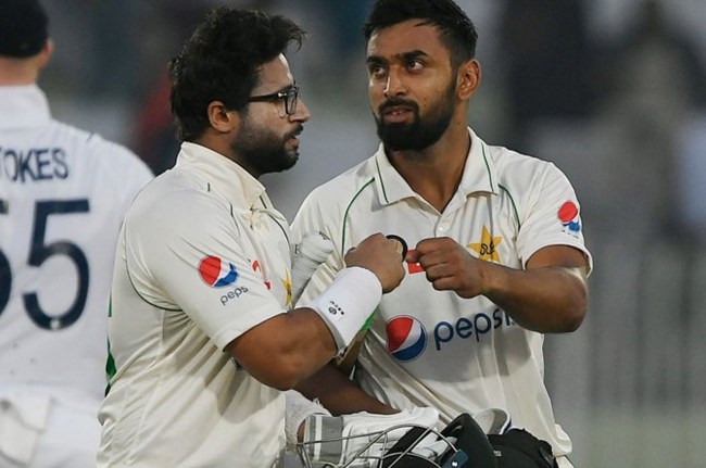 Abdullah shafique became first pakistan player most runs in 14 test innings