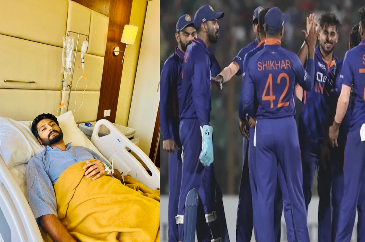 Team India fast bowler Khaleel Ahmed has been admitted to hospital