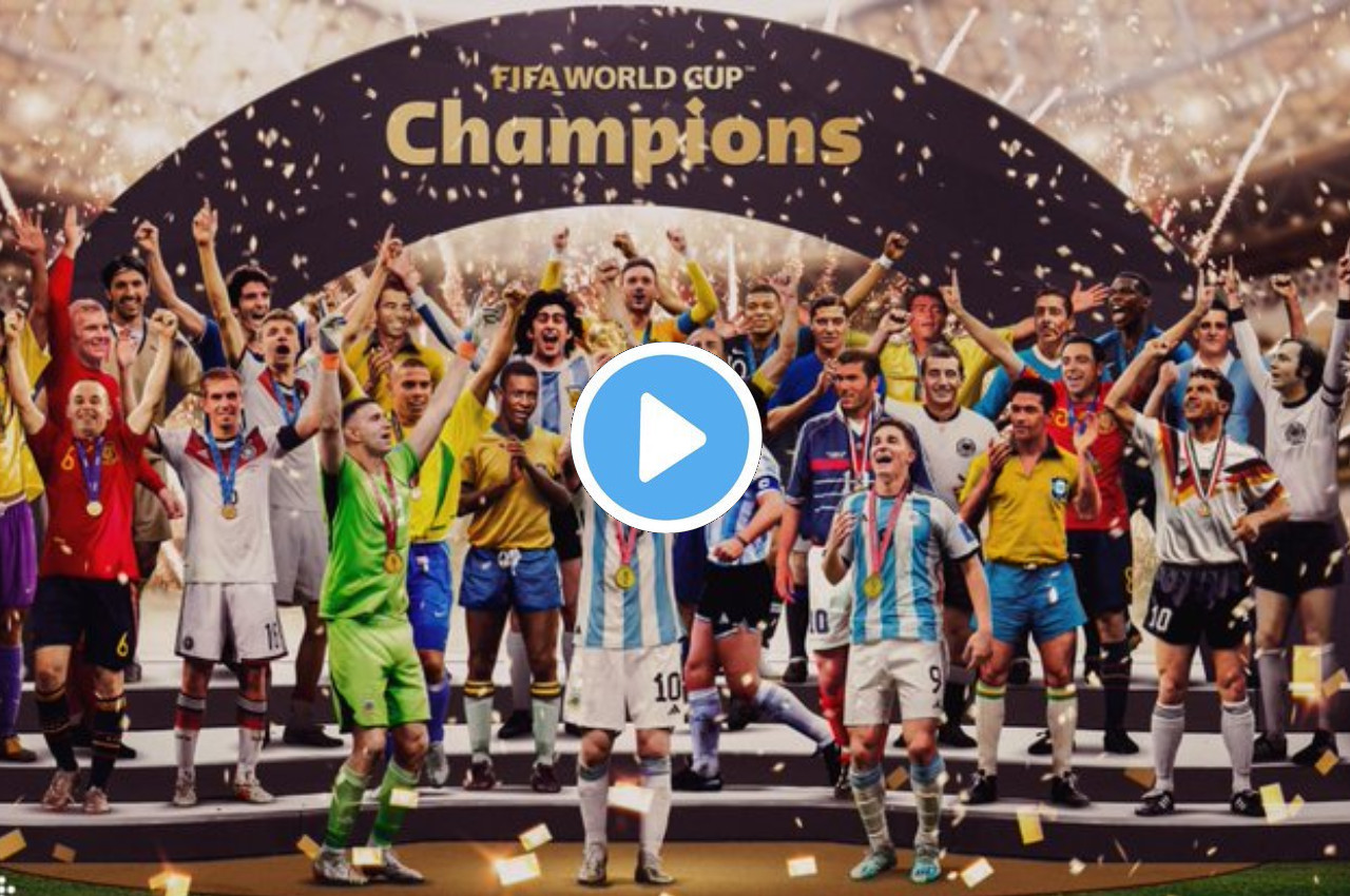 Lionel Messi Dance video after wining fifa world cup 2022