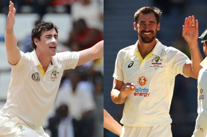 AUS vs WI Mitchell Starc made unique record Shivnarine and Tejnarine Chanderpaul father-son out