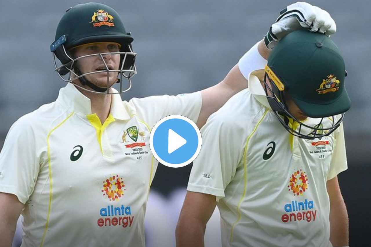 AUS vs WI 1st Test steve smith double century 200 watch video cricket news