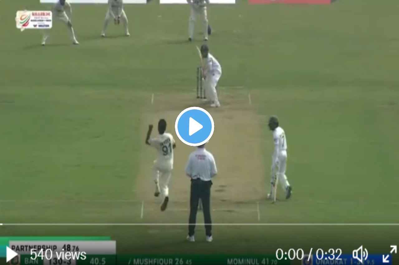IND vs BAN live score Mushfiqur Rahim catch Rishabh Pant bowled Jaidev Unadkat