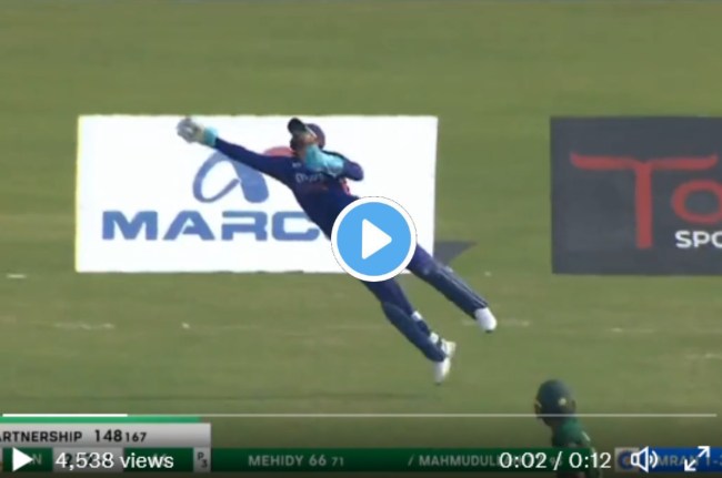 IND vs BAN Umran Malik trapped Mahmudullah KL Rahul take wonderful catch