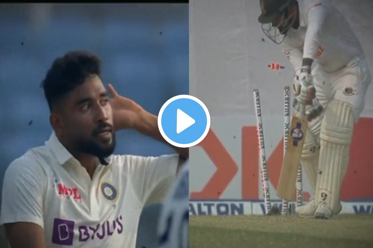IND vs BAN Litton Das bowled Siraj watch video