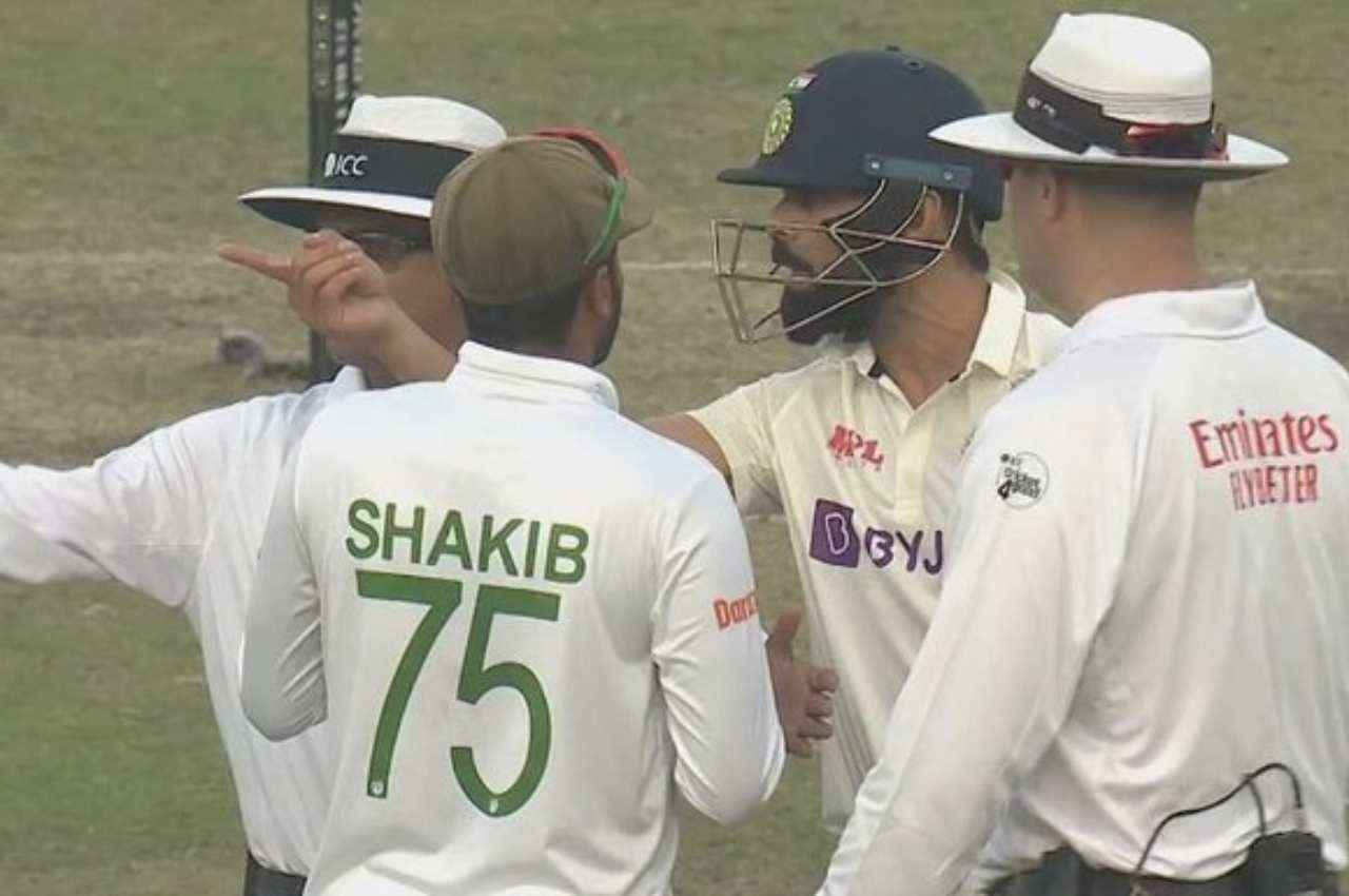 IND vs BAN: बांग्लादेशी प्लेयर्स से Virat Kohli की 'लड़ाई', बचाव करने आए शाकिब उल हसन, देखें वीडियो