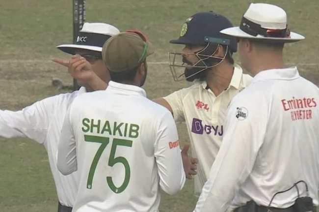 IND vs BAN 2nd Test Virat Kohli Fight