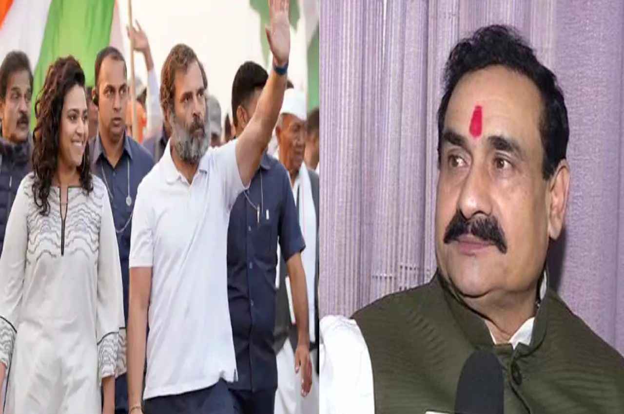Bharat Jodo Yatra: राहुल गांधी के साथ स्वरा भास्कर ने की कदमताल, नरोत्तम मिश्रा ने कह दी बड़ी बात
