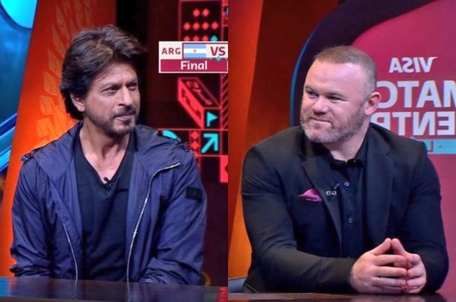 fifa world cup 2022 final Shah Rukh Khan wayne rooney