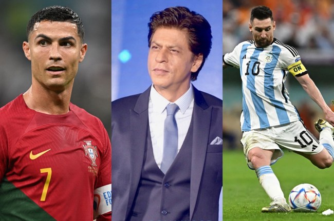 fifa world cup 2022 final cristiano ronaldo lionel messi shah rukh khan