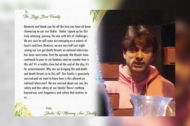 Bigg Boss 16: स्टेन के फैंस ने दिया शालीन के माता-पिता को धमकी, पिता ने शो के मेकर्स को पत्र लिखकर जताई अपनी चिंता