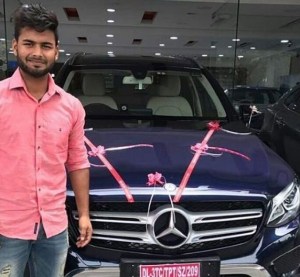 rishabh pant car