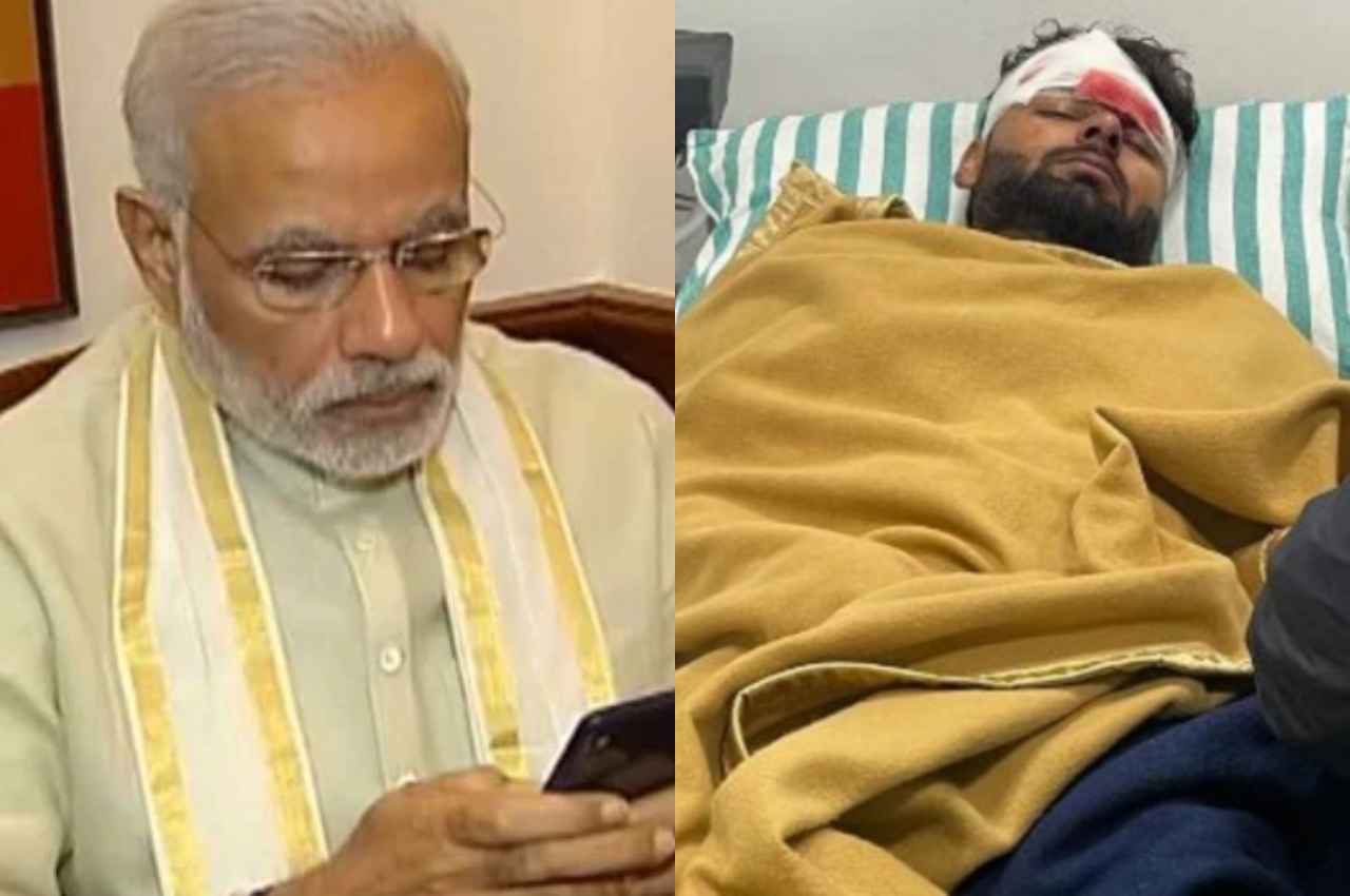 rishabh pant pm modi