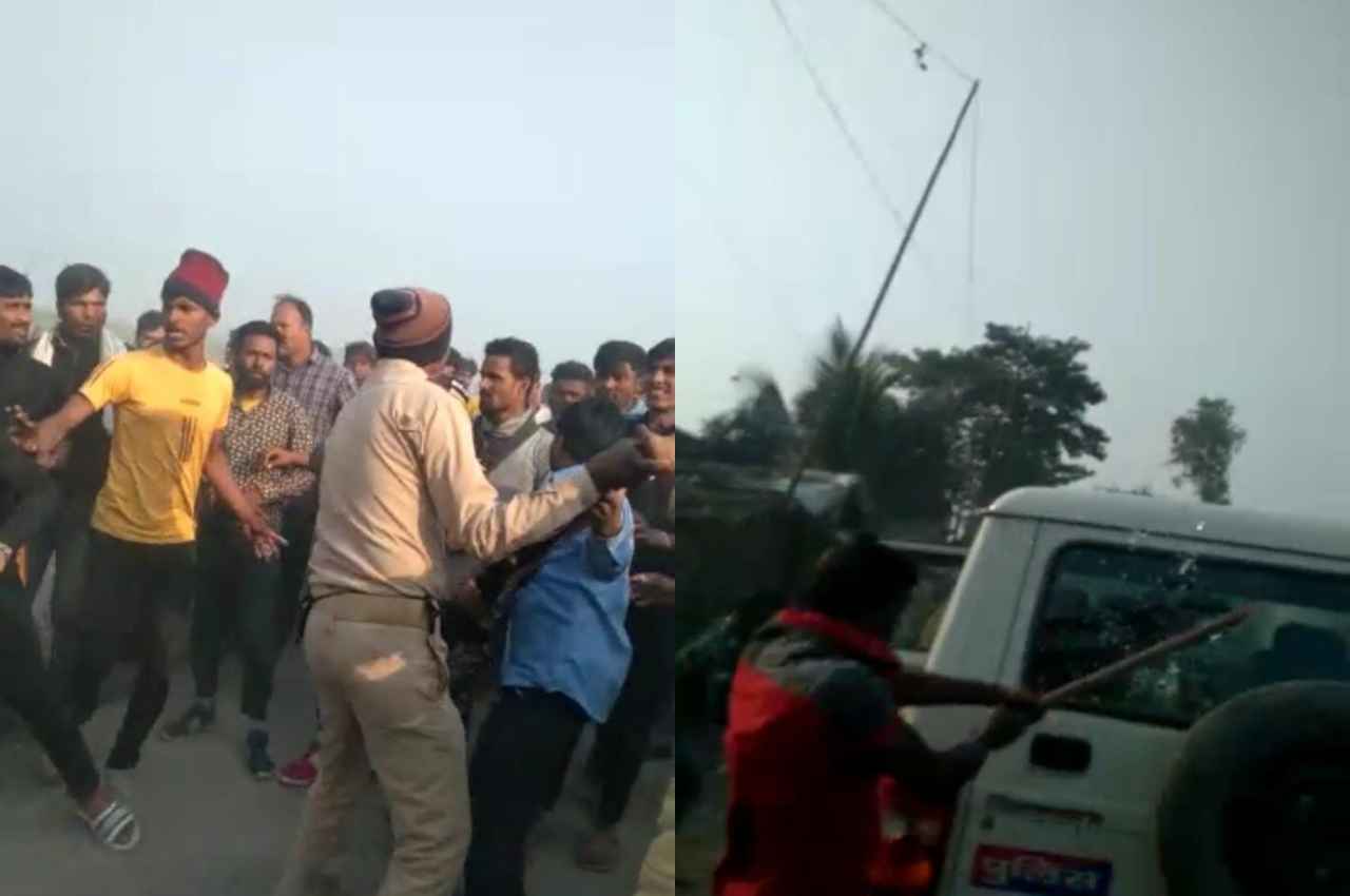 अररिया पुलिस पर हमला कर एक अपराधी को छुड़ा ले गए ग्रामीण