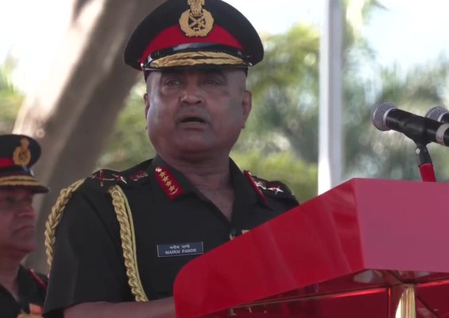 Army chief Gen Manoj Pande Army chief Gen Manoj Pande