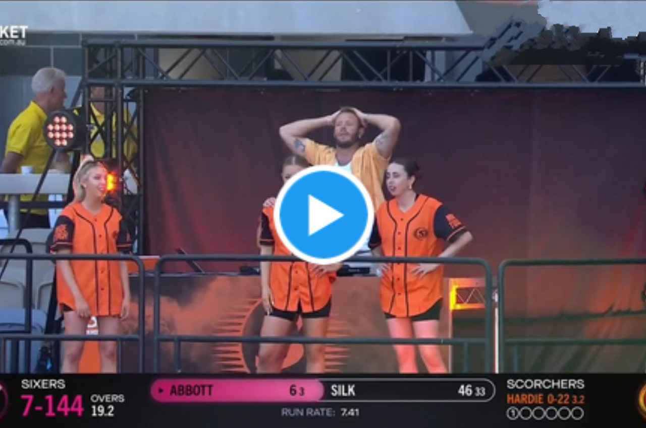 BBL 2023 sixers vs scorchers Aaron Hardie
