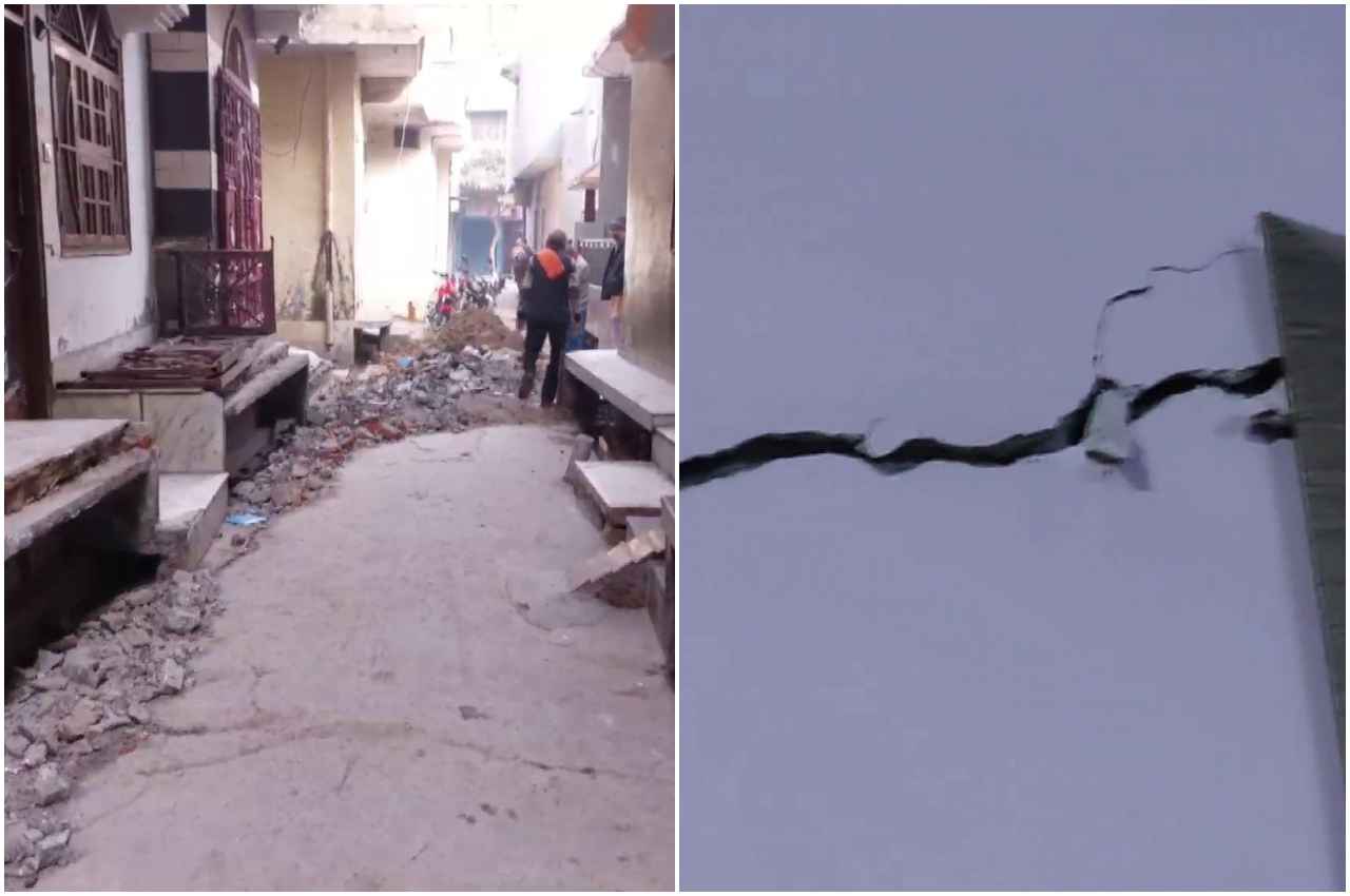 उत्तराखंड के साथ UP में भी शुरू हुआ मकानों के दरकने का सिलसिला, पहले अलीगढ़ अब बागपत...