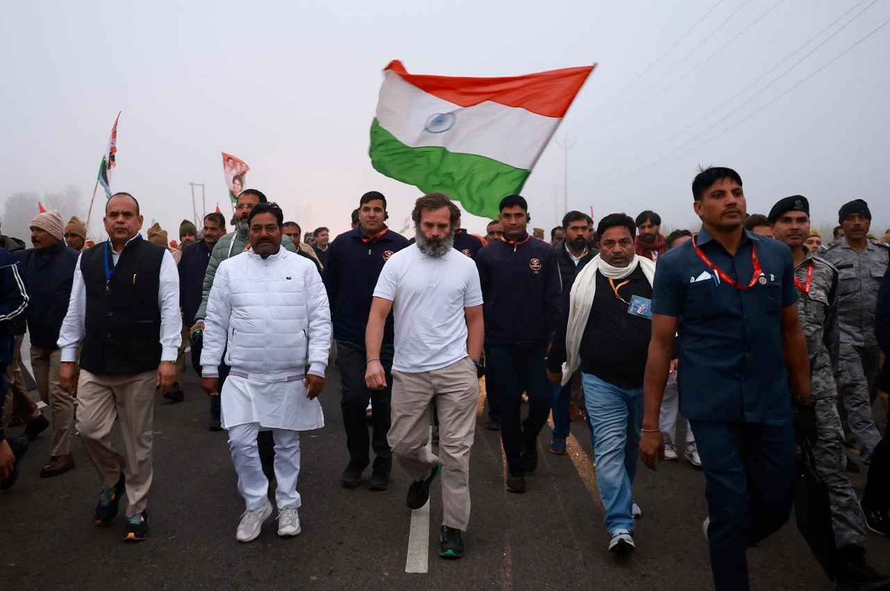 Bharat Jodo Yatra: कांग्रेस भारत जोड़ो यात्रा का आज 111वां दिन, उत्तर प्रदेश के शामली से हुई शुरू यात्रा