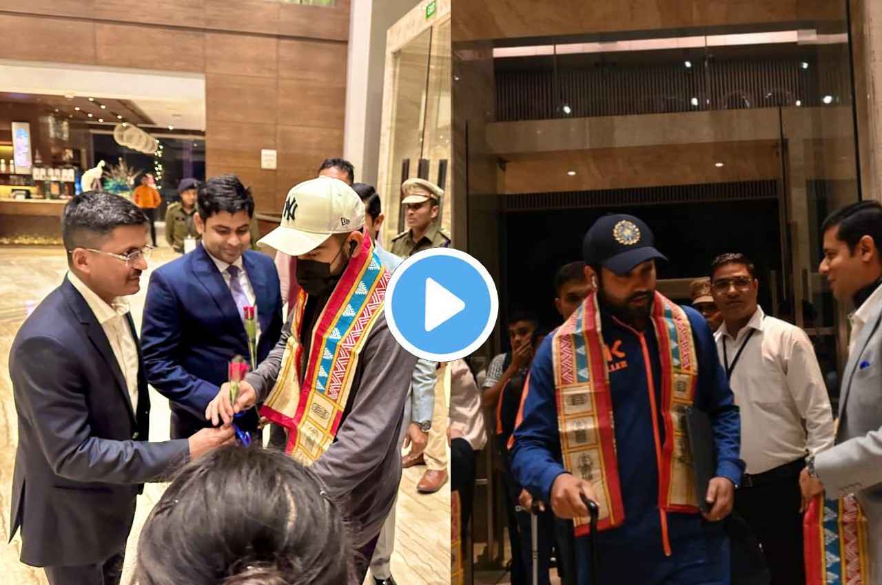 IND vs NZ 2nd ODI : रायपुर पहुंची भारतीय टीम का जमकर हुआ स्वागत, Virat Kohli के फैंस ने लगाए पोस्टर, देखें वीडियो
