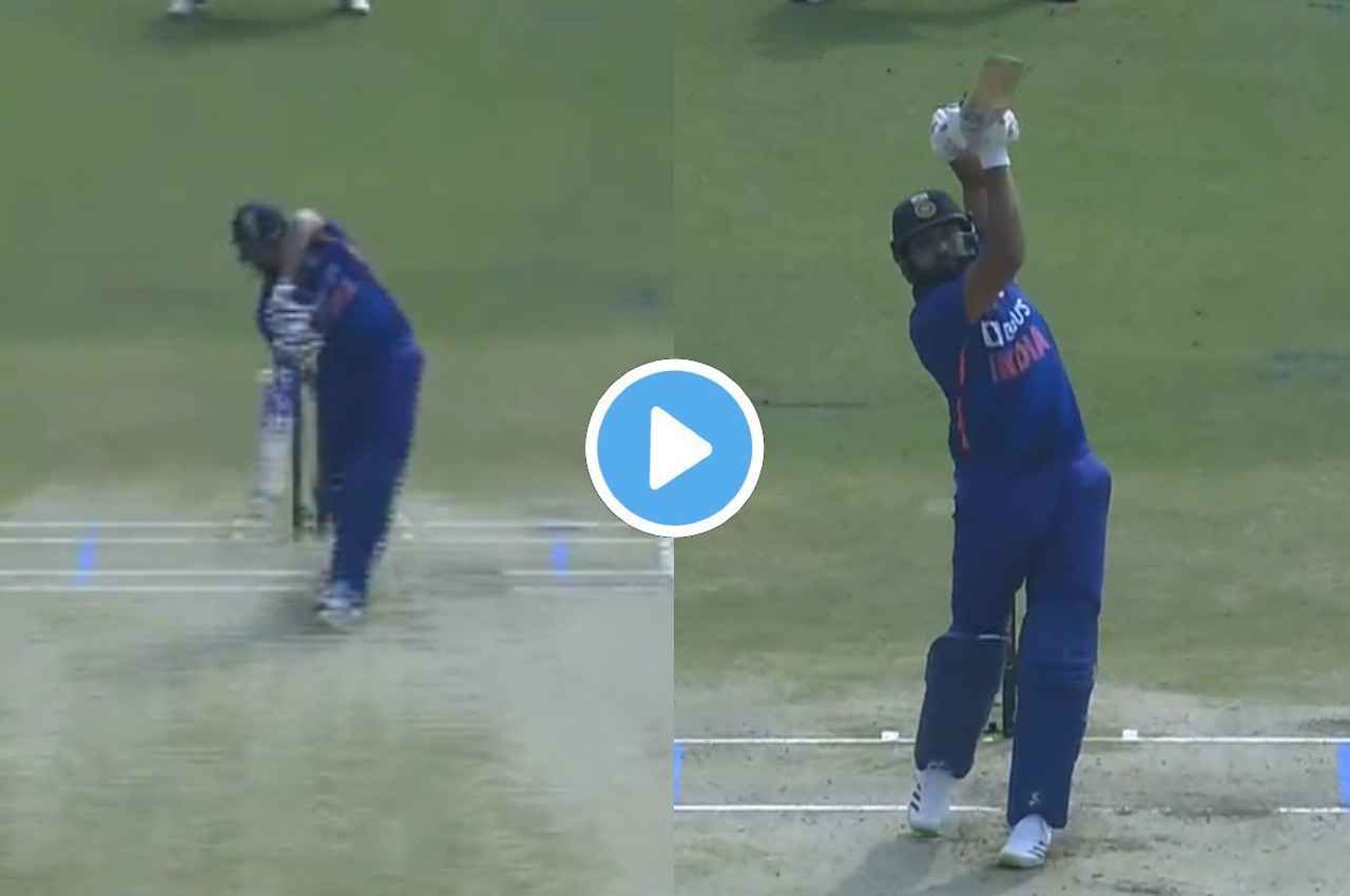 IND vs NZ 3rd ODI Rohit Sharma Six IND vs NZ 3rd ODI Rohit Sharma Six