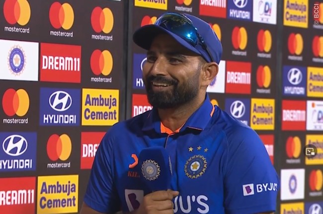 IND vs NZ Mohammed Shami