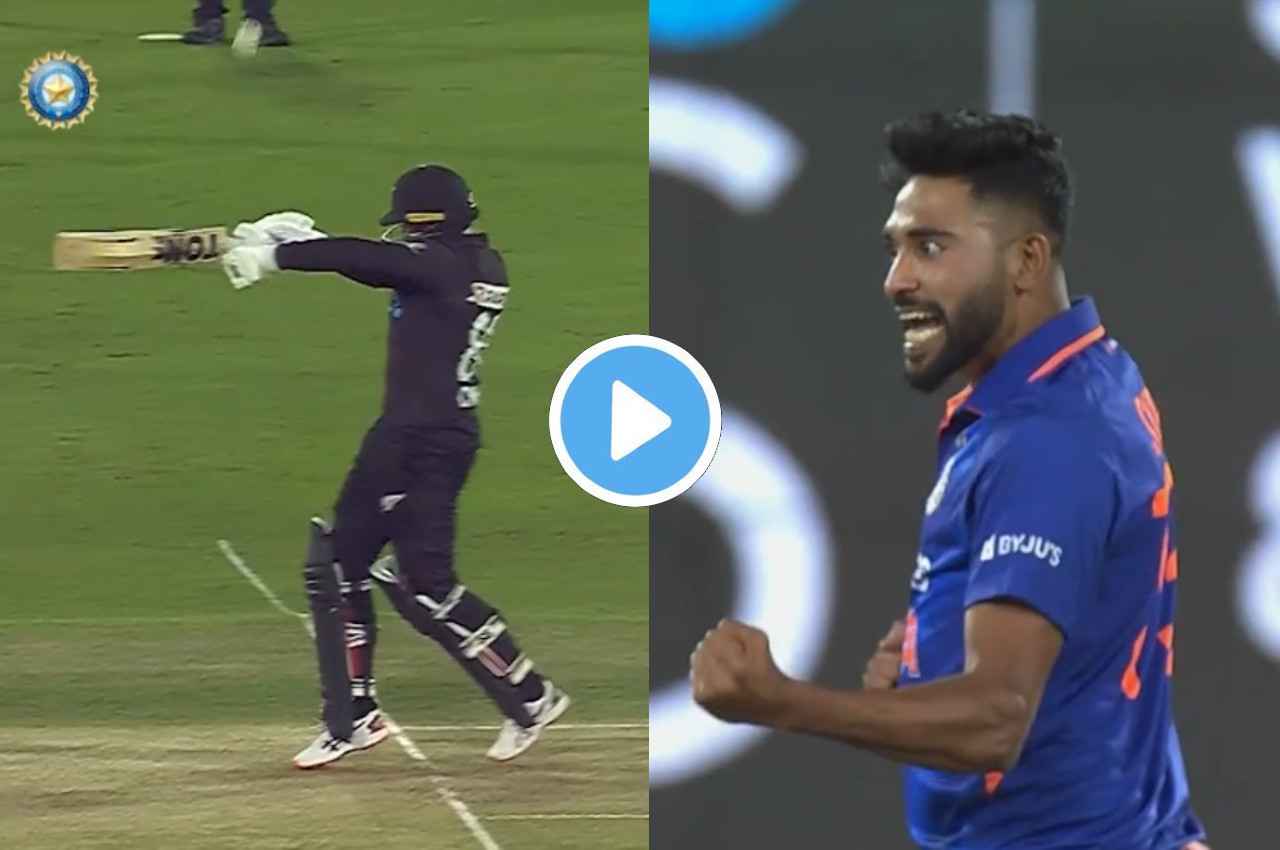 IND vs NZ Mohammed Siraj Devon Conway