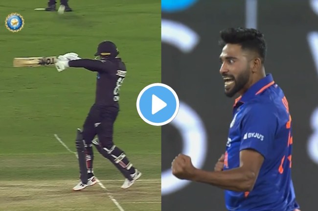 IND vs NZ Mohammed Siraj Devon Conway