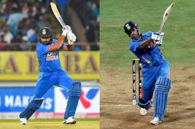 IND vs NZ Rohit Sharma MS Dhoni