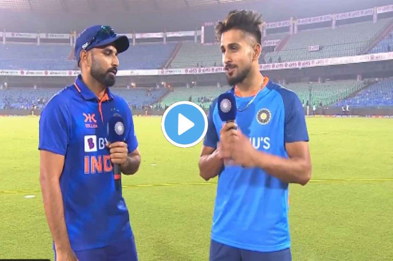Umran Malik ने बताया कौन है उनका फेवरेट गेंदबाज, इस दिग्गज का लिया नाम, देखें वीडियो