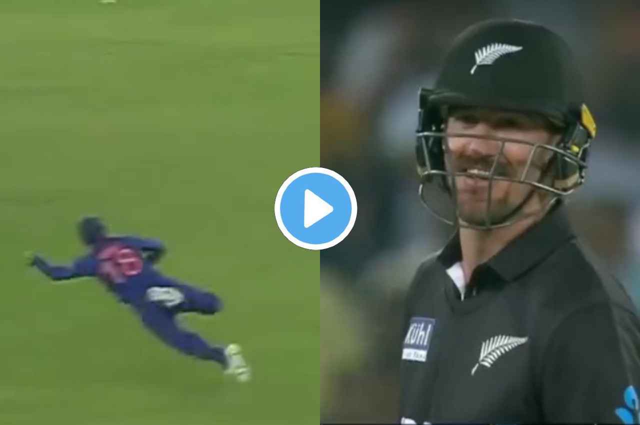 IND vs NZ: हवा में उछले विराट कोहली और बाएं हाथ से रोक लिया चौका, देखें वीडियो