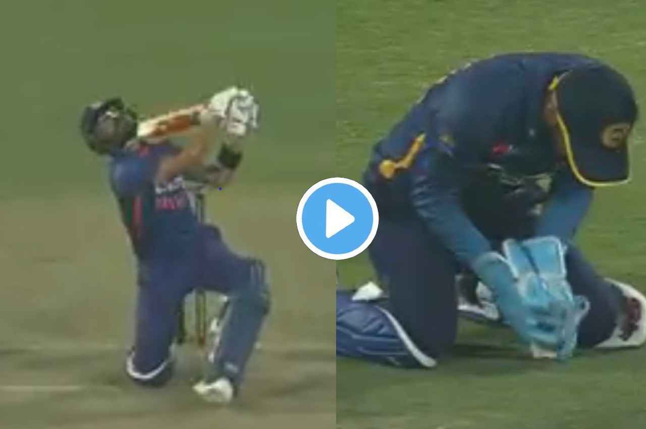 IND vs SL: छक्का मारने जा रहे थे Virat Kohli, हवा में उछली गेंद, Kusal Mendis ने पकड़ा शानदार कैच, देखें वीडियो