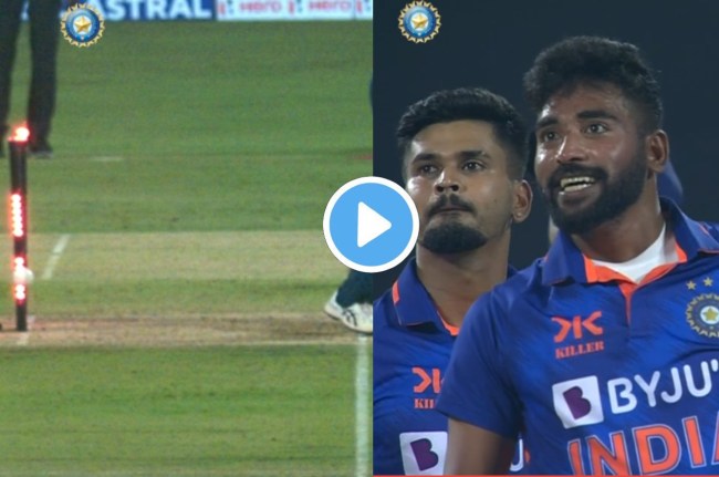 IND vs SL Mohammed siraj Chamika Karunaratne Run out