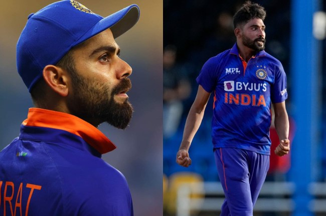 IND vs SL Virat Kohli Mohammed Siraj