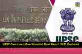 UPSC Geo Scientist Result 2022