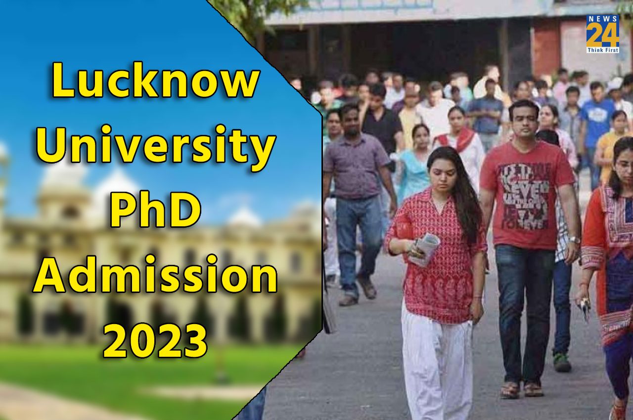 Lucknow University PhD admission 2023