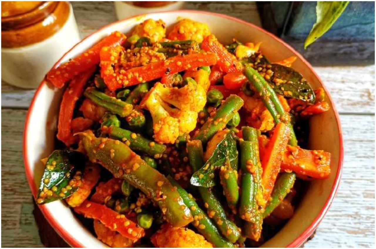 Mix Vegetable Pickle recipe