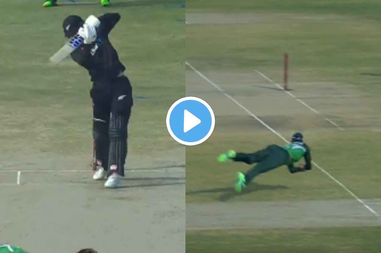 PAK vs NZ: Agha Salman ने हवा में छलांग लगाकर एक हाथ से पकड़ा Finn Allen का खतरनाक कैच, देखें वीडियो