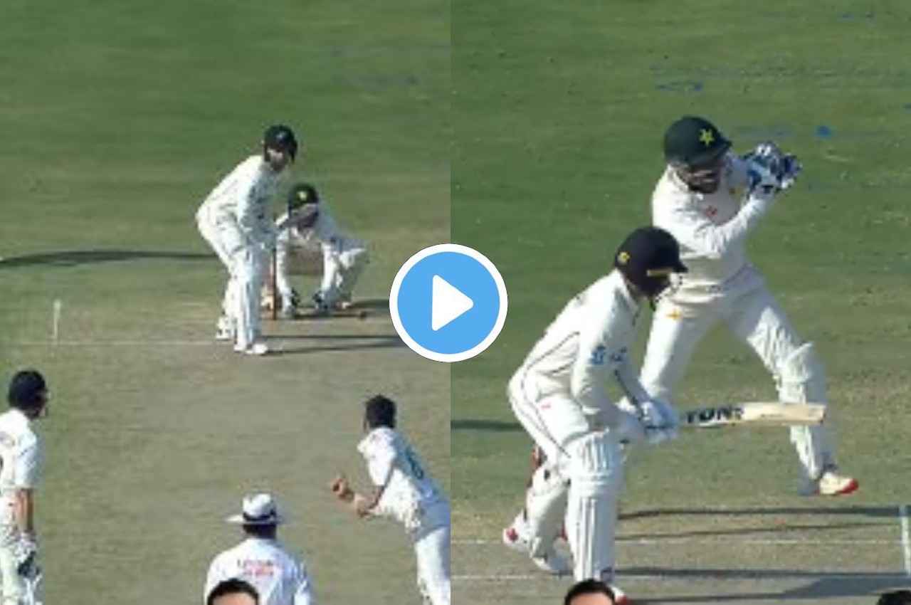 PAK vs NZ: Agha Salman की गेंद पर चकमा खा गए Davon Conway, सरफराज ने कैच पकड़कर किया आउट, देखें वीडियो