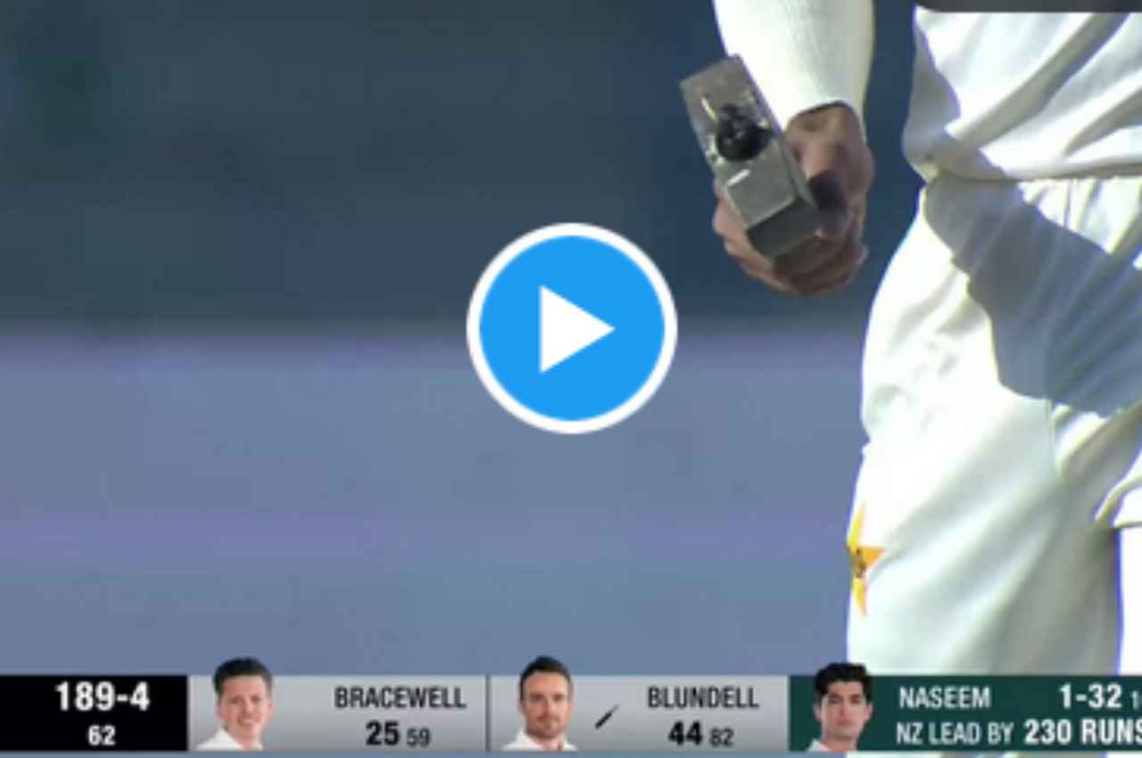 PAK vs NZ 2nd Test Naseem Shah Hammer