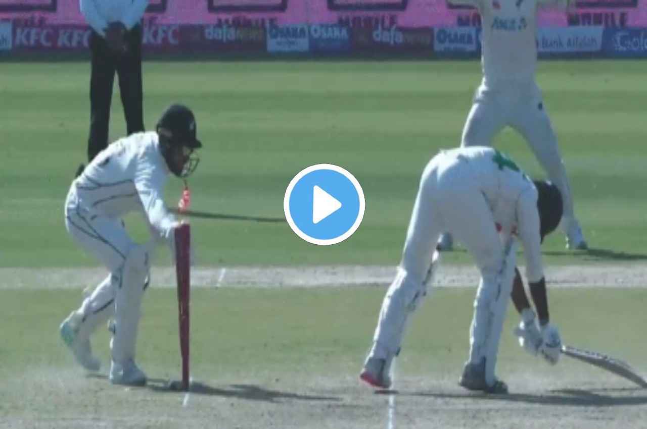 PAK vs NZ 2nd Test Sarfaraz Ahmed Daryl Mitchell Tom Blundell